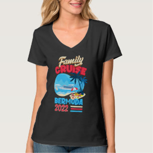 Family Cruise Bermuda 2022 Men Women Kids Cruising T-Shirt