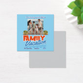  Family Cruise Blue Tropical Flexible Photo Magnet (Desk)
