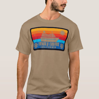 Family Cruise California Vintage Retro Style T-Shirt