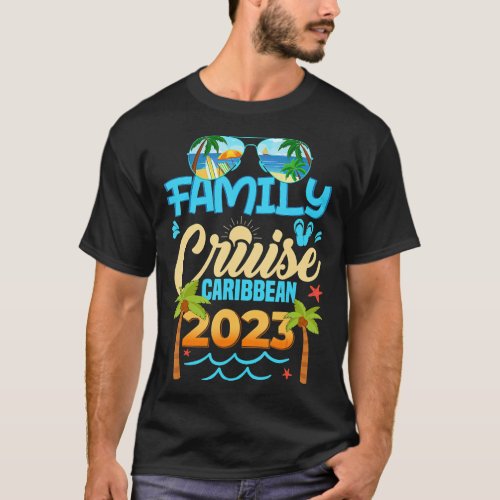 Family Cruise Caribbean 2023 Summer Matching Vacat T_Shirt