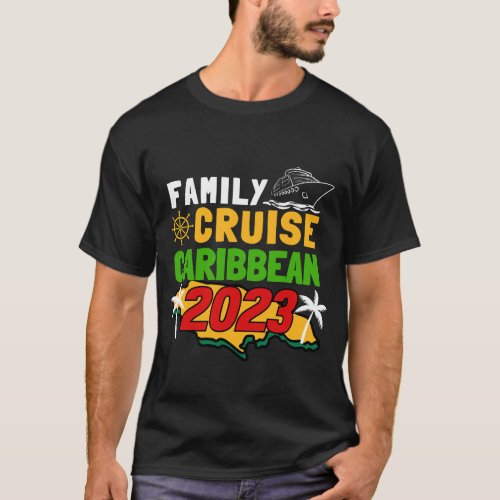 Family Cruise Caribbean Summer Vacation Jamaica  T_Shirt