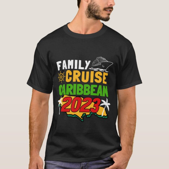 Family Cruise Caribbean Summer Vacation Jamaica  T-Shirt (Front)