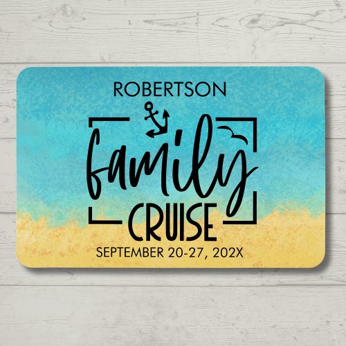 Family Cruise Door Decoration Magnet