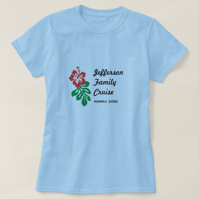 Family Cruise Hawaii T-Shirt (Design Front)