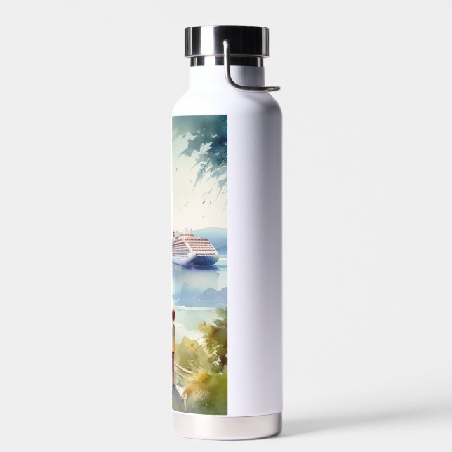 Family Cruise Memories Water Bottle (Left)