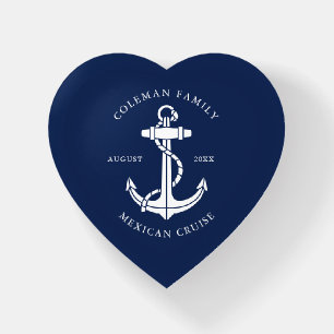 Family Cruise Nautical Boat Anchor Custom Paperweight