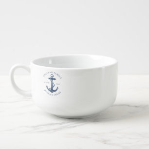 Family Cruise Nautical Boat Anchor Custom Soup Mug