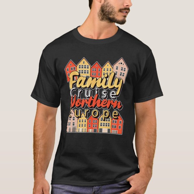 Family Cruise Northern Europe Group Matching T-Shirt (Front)