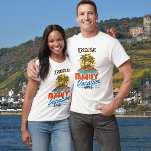 Family Cruise Orange/Black  PERSONALIZE T-Shirt