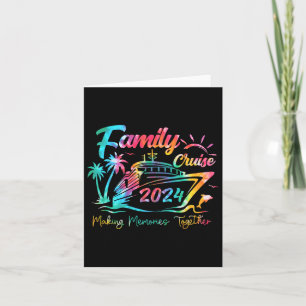 Family Cruise Shirt 2024 Vacation Making Memories Card