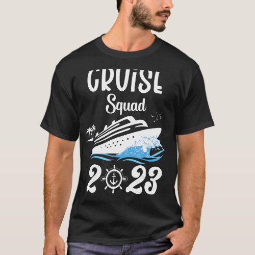 Family Cruise Squad 2023 Family Matching Group Squ T_Shirt
