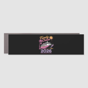 Family Cruise Squad 2026 Vacation Matching Trip Car Magnet