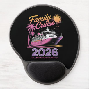 Family Cruise Squad 2026 Vacation Matching Trip Gel Mouse Pad