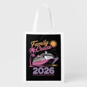 Family Cruise Squad 2026 Vacation Matching Trip Grocery Bag
