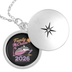 Family Cruise Squad 2026 Vacation Matching Trip Locket Necklace