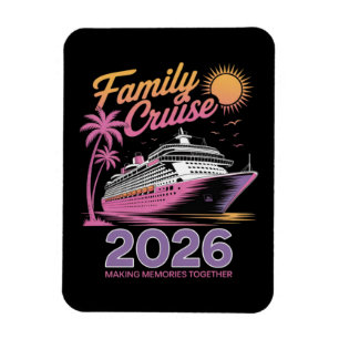 Family Cruise Squad 2026 Vacation Matching Trip Magnet