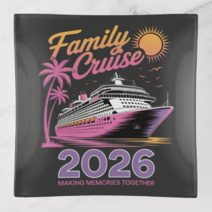 Family Cruise Squad 2026 Vacation Matching Trip Trinket Tray