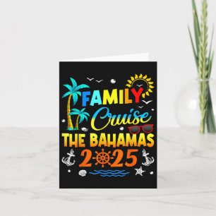 Family Cruise The Bahamas 2025 Summer Matching Vac Card