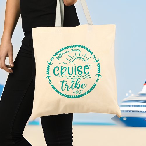 Family Cruise Tribe Tote Bag