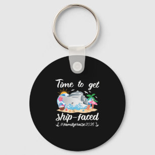 Family Cruise Trip 2026 Funny Family Cruising Vaca Keychain
