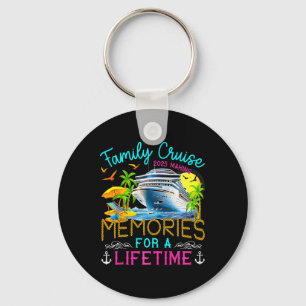 Family Cruise Vacation 2025 Matching Cruise Ship Keychain