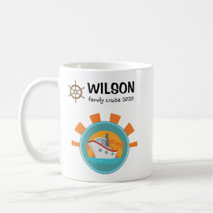 Family Cruise Vacation Travel Keepsake Coffee Mug