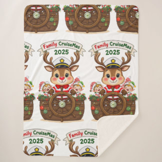 Family CruiseMas 2025 Sherpa Blanket