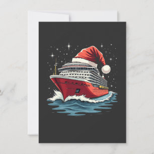 Family Cruising Cruise ship Matching Christmas Invitation