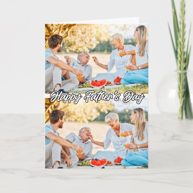 Family Custom 2-photos Template Father's Day (Front)