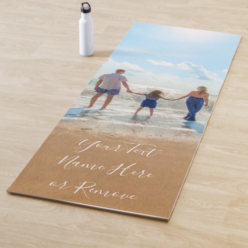 Family _ Custom Photo and Text _ Your Own Design  Yoga Mat