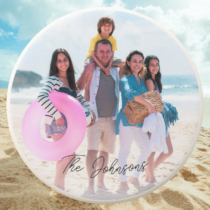 Family Day Modern Photo Name Personalized PopSocket