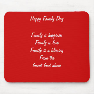 Family Day Mouse Pad