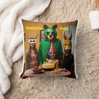 FAMILY DAY THROW PILLOW