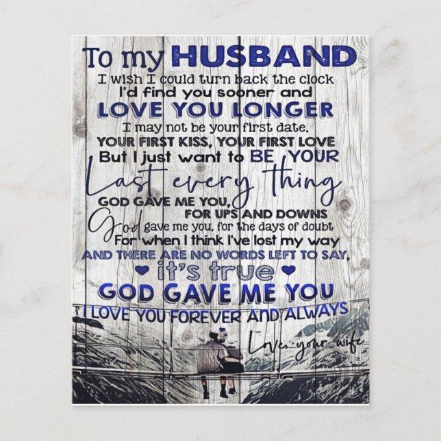 Family Decoration | To My Husband Design| Flyer (Front)