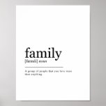 Family Definition Print at Zazzle
