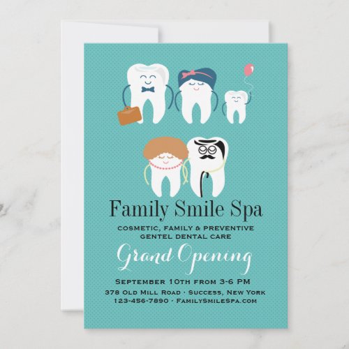 Family Dentistry Office Opening Announcement