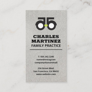 Family Doctor Optometry Business Card