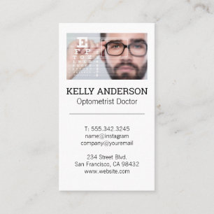 Family Doctor   Practice MD   Optometry Test Business Card