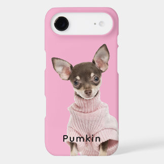 Family Dog Photo Pink iPhone 17 Air Case
