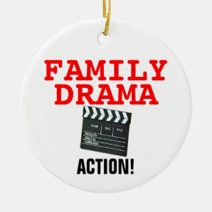 Family Drama Christmas ornament
