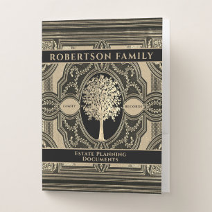 Family Estate Planning Documents Pocket Folder