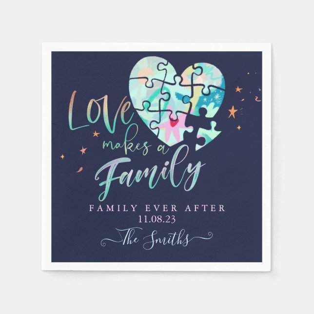 Family Ever After Napkins (Front)