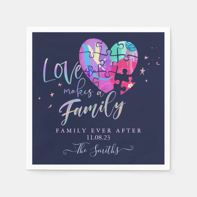 Family Ever After Napkins (Front)