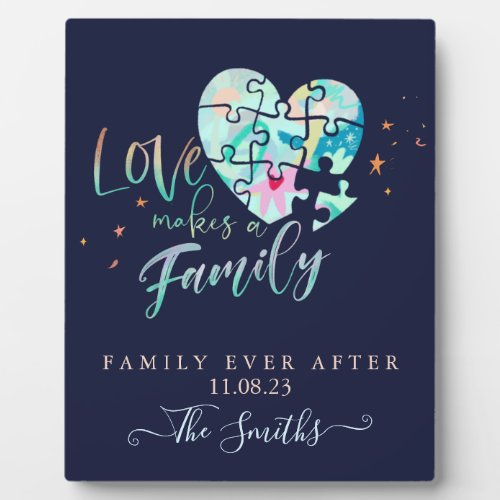 Family Ever After Plaque