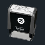 Family Fancy Return Address Self-inking Stamp<br><div class="desc">A simple and clear self inking stamp with your last name and street address. Perfect for inking the return address on thank you notes and letters.</div>