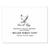 Vintage Family Farm, Egg Carton Stamp