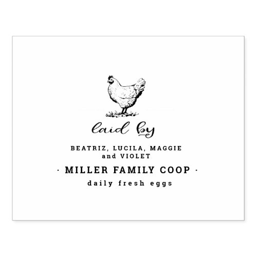 Family Farm  Egg Carton Stamp
