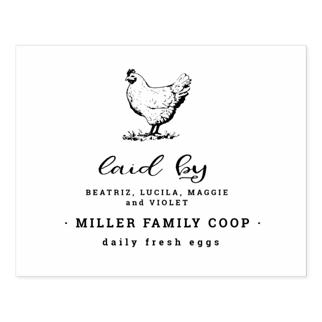 Family Farm | Egg Carton Stamp | Zazzle