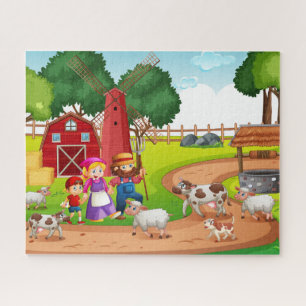 Family Farm Life Puzzle