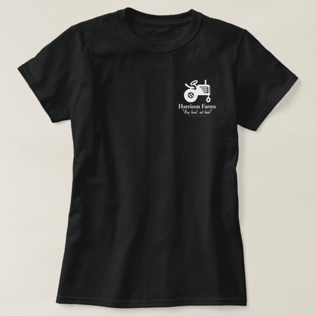Family Farm T-shirt with logo (Design Front)